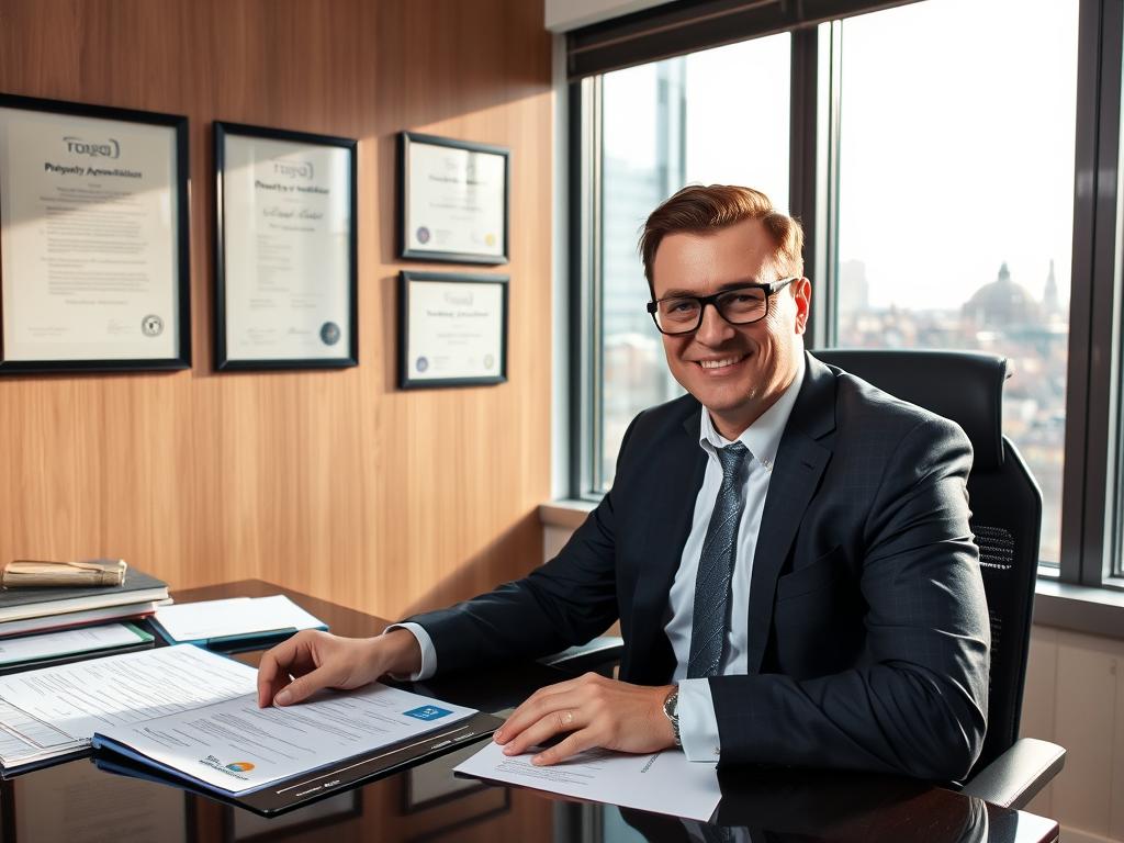 Zertifizierter Immobiliengutachter in Hamburg bei der Arbeit Zertifizierter Immobiliengutachter in Hamburg bei der Arbeit